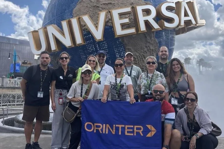Orinter premia agentes de viagens com capacitação no Universal Orlando Resort