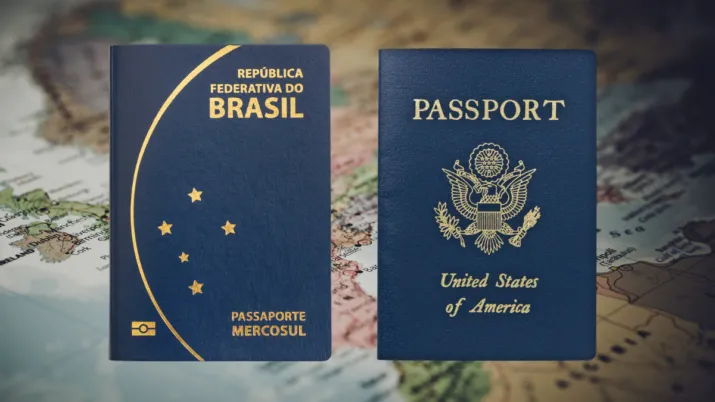 Passaporte dos EUA perde força global após Brasil