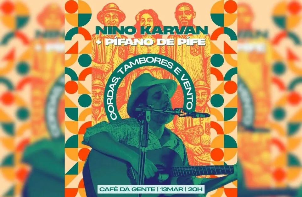 Show inédito reúne Nino Karvan e Pifano de Pife no Café da Gente Sergipana