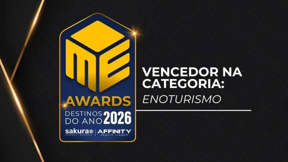 confira o destino vencedor na categoria Enoturismo
