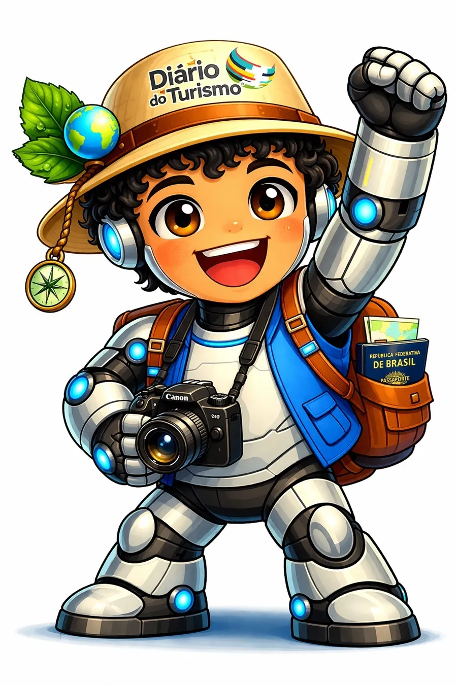 mascote do Diário do Turismo representa ESG no turismo