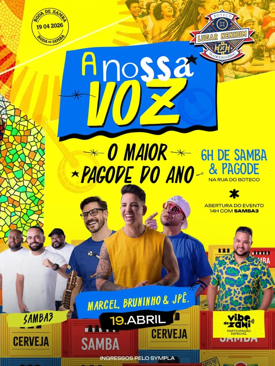 A Nossa Voz reúne nomes do pagode alagoano em roda de samba