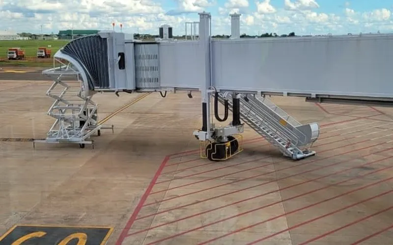 Aeroporto de Campo Grande ganha novas pontes de embarque
