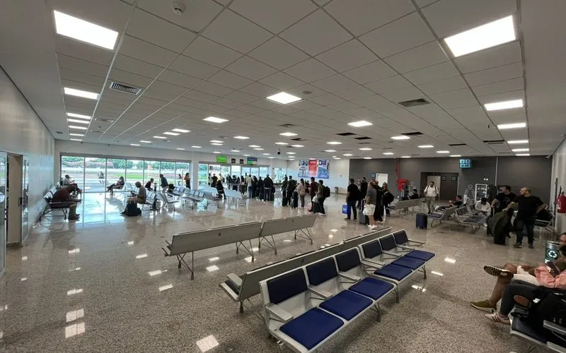 Aeroporto na fronteira com o Paraguai ganha terminal cinco vezes maior