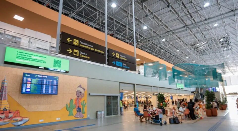 Fluxo de passageiros no Aeroporto de Aracaju cresce 11,9% em março