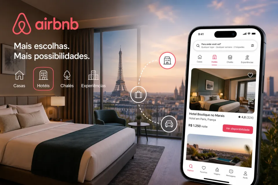 Airbnb avança ao incluir hotéis independentes e diversificar modelo
