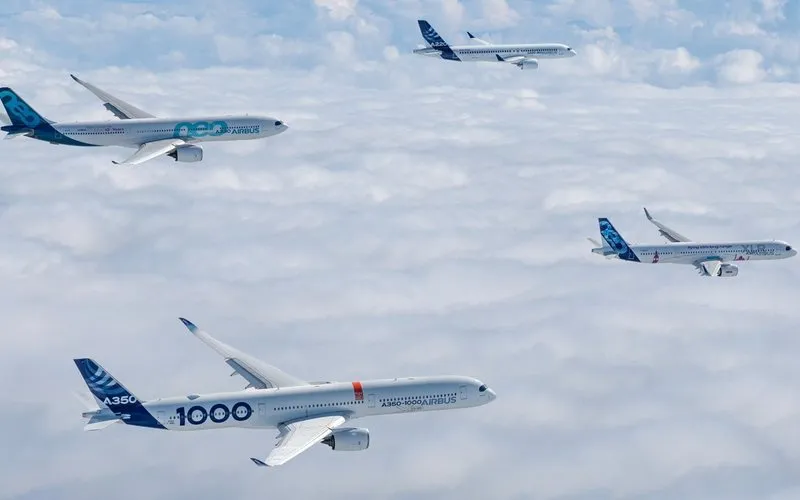 Airbus entrega 60 aviões em março