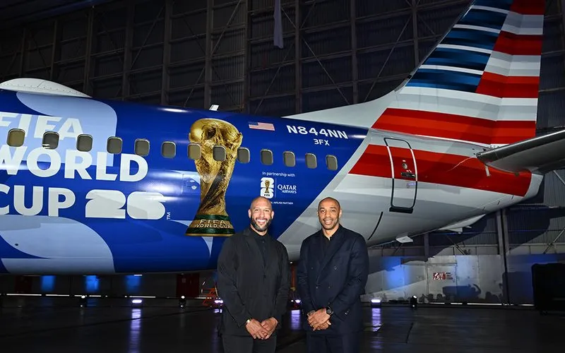 American Airlines lança pintura temática da Copa do Mundo 2026