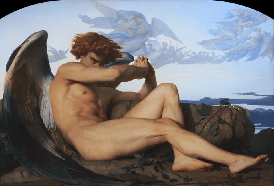 Anjo Cado: a pintura chocante do diabo que quase destruiu um gnio de 24 anos