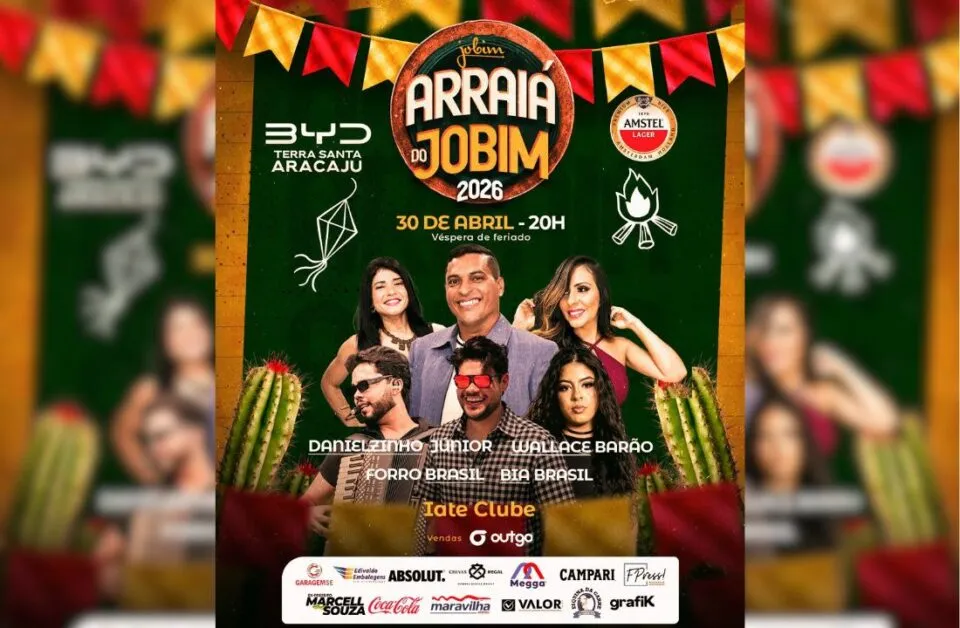 Arraiá do Jobim abre temporada junina no Iate Clube em Aracaju na véspera de feriado