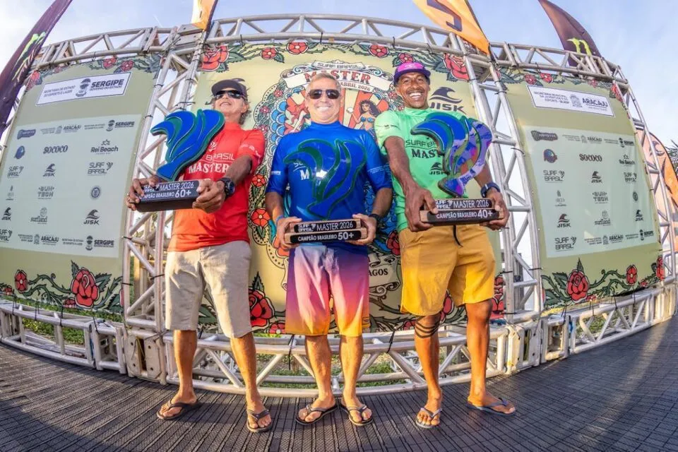 Nordestinos garantem título no Campeonato Brasileiro Master de Surf em Aracaju