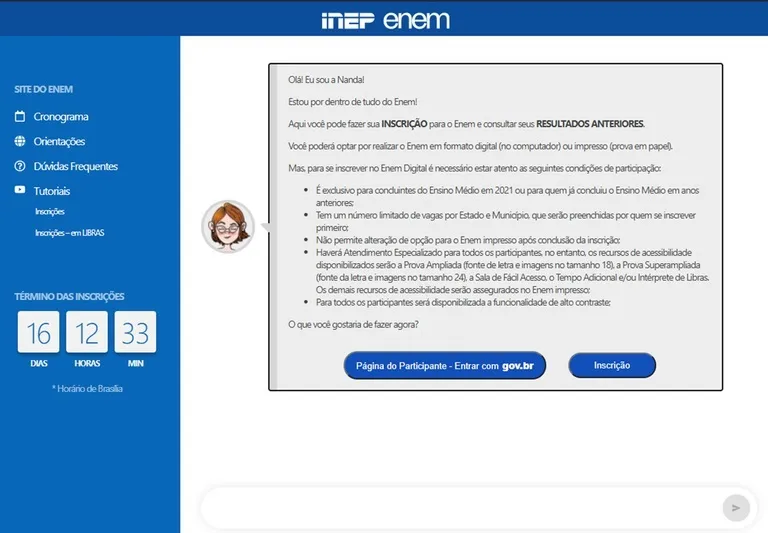 Enem 2026: prazo para solicitar isenção da taxa de inscrição começa nesta segunda (13)