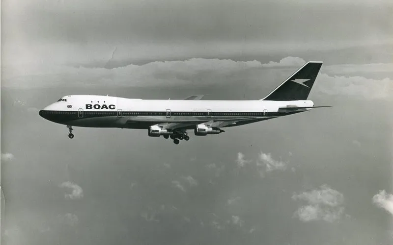 Primeiro voo comercial do Boeing 747 no Reino Unido completa 55 anos