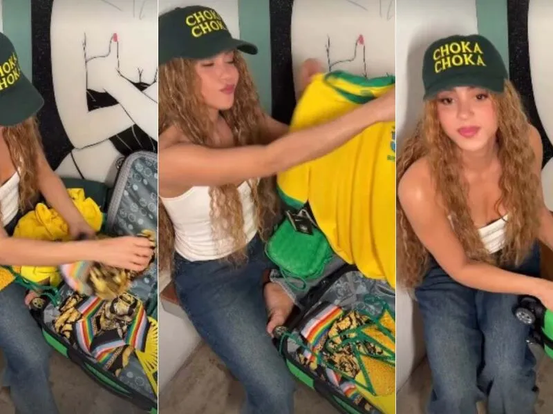 Shakira chega ao Rio de Janeiro para show gratuito em Copacabana