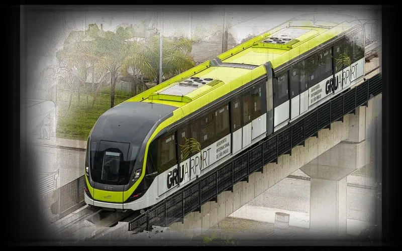 Trem do aeroporto de Guarulhos dobra capacidade