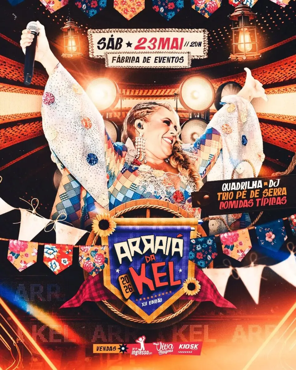 Kel Monalisa: 12ª edição do Arraiá da Kel acontece dia 23 de maio