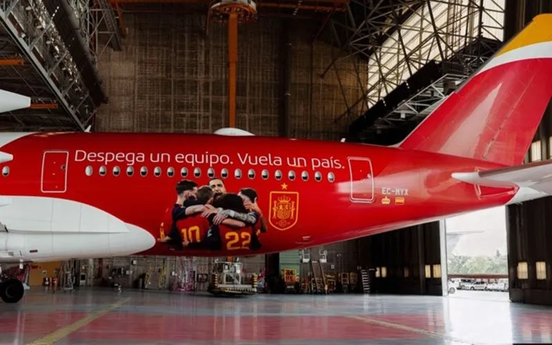 Airbus A350 da Iberia é personalizado para a Copa do Mundo