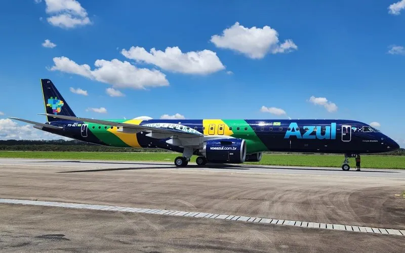 Avião especial da Azul fará passagem baixa sobre praias do Rio de Janeiro