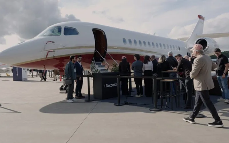 Dassault destaca os Falcon 6X e 2000LXS no Catarina Aviation Show 2026
