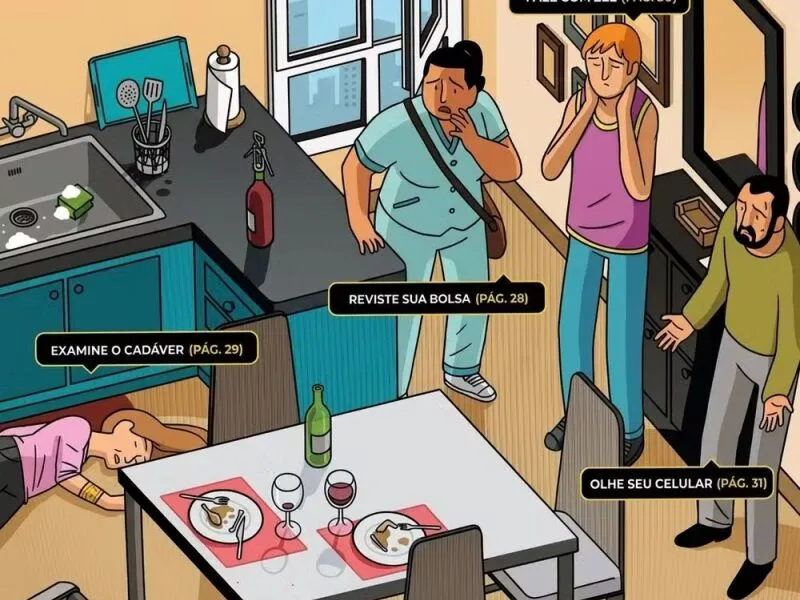Detetives de sofá: livros interativos exploram o prazer contemporâneo de investigar crimes