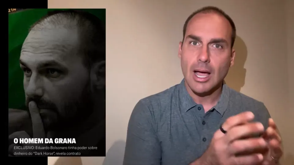 Eduardo Bolsonaro muda de versão e afirma ter conseguido US$ 50 mil para filme do pai