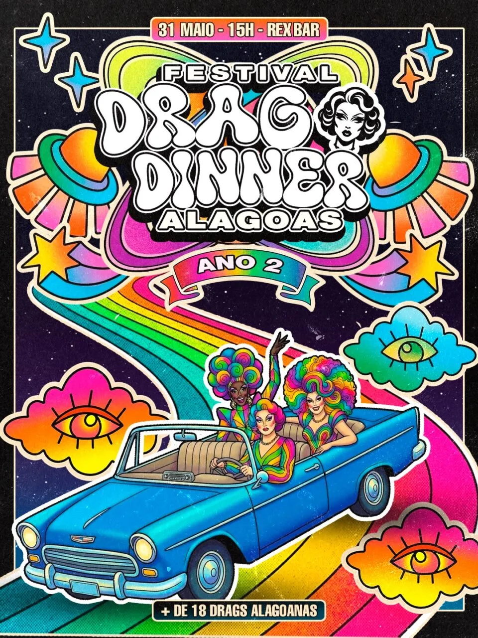 Festival Drag Dinner Alagoas chega à 2ª edição com foco em ação social e empreendedorismo LGBT