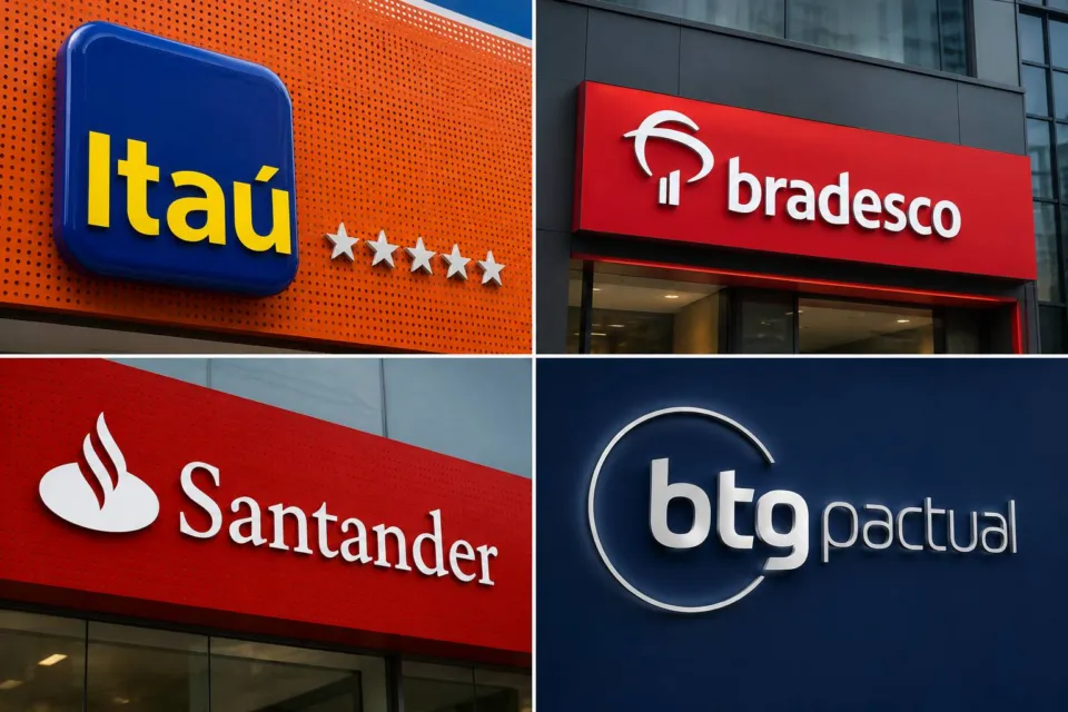 Lucro consolidado dos bancões privados cai pela primeira vez em mais de 2 anos no 1T