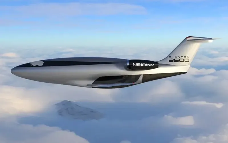 Novo avião de negócios, Phantom 3500 conclui etapa de desenvolvimento