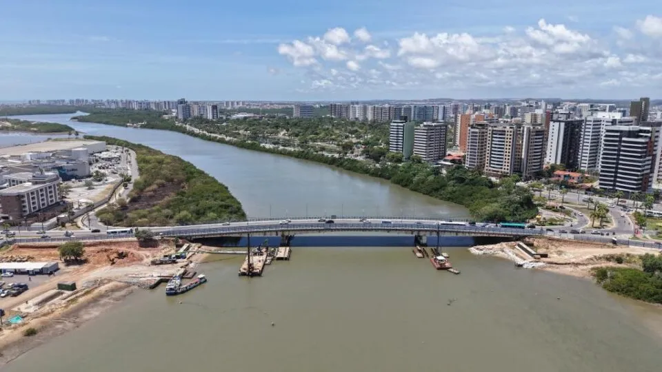 Obras da Ponte Godofredo Diniz terá intervenções noturnas a partir desta quarta-feira, 6