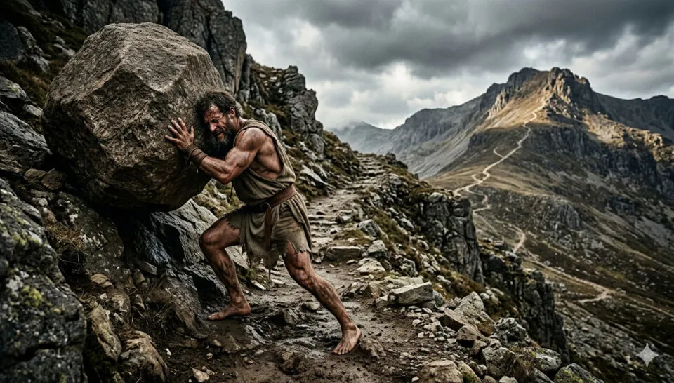 Por que Ssifo foi condenando por Zeus a empurrar pedra por toda a eternidade?