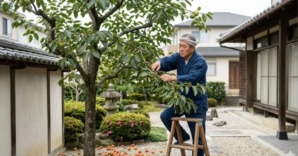 Por que alguns japoneses cortam árvores depois que alguém pede seus frutos?