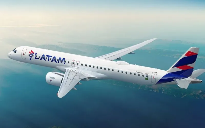 Primeiro Embraer E195-E2 da Latam entra em fase final de produção