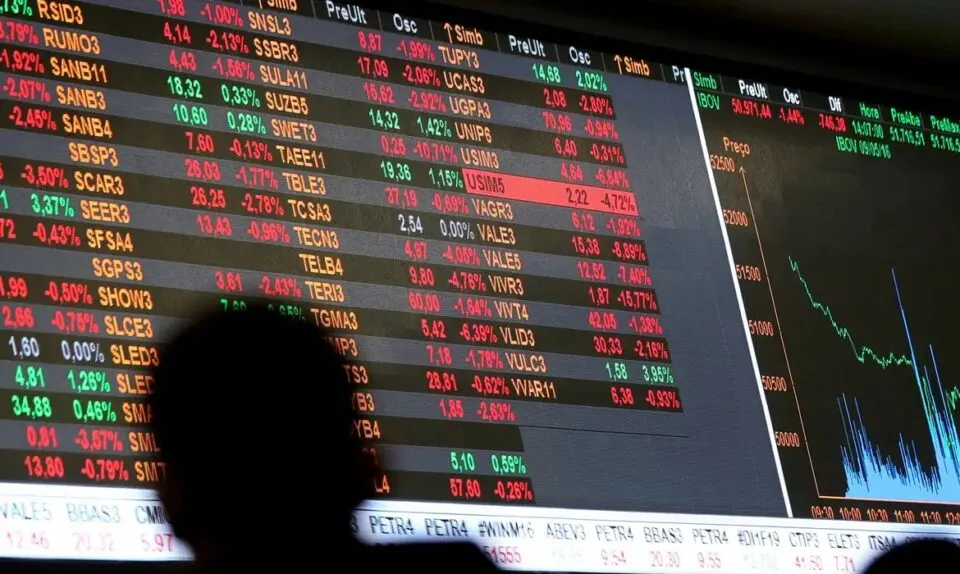 Um mês após topo histórico, só 8 ações do IBOV têm alta; 4 papéis caem mais de 20%