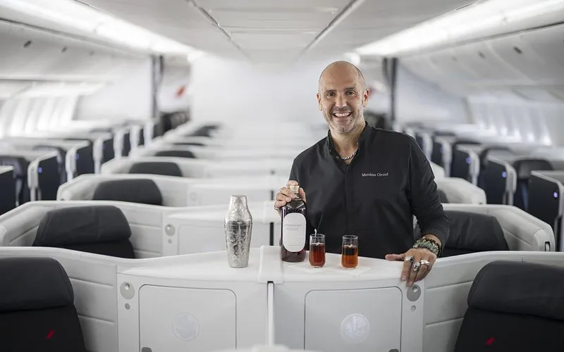 Air France leva coquetéis assinados por Matthias Giroud a todos os longos voos
