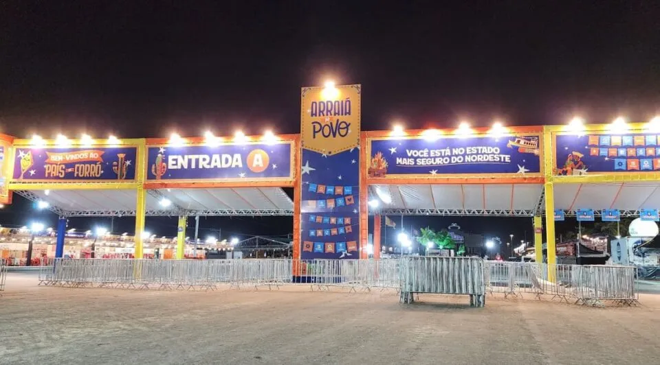 Arraiá do Povo terá mudança no acesso nesta terça-feira (9); veja como será a entrada