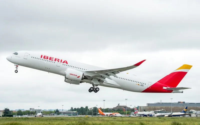 Batismo de Airbus A350 da Iberia termina em prejuízo no Equador