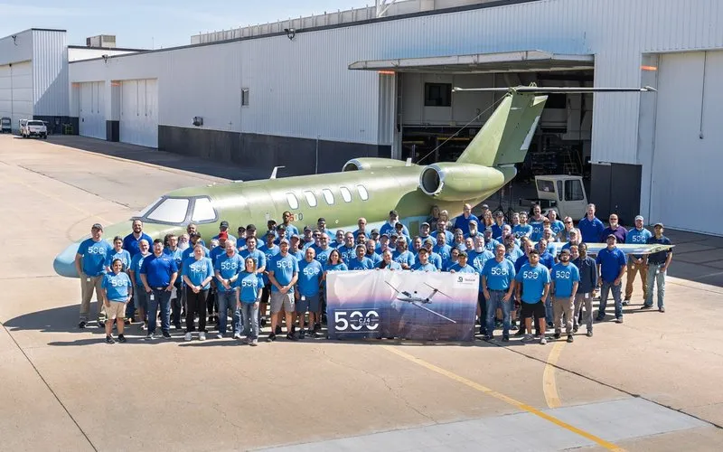 Cessna Citation CJ4 alcança 500 aviões produzidos