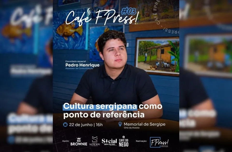 Cultura sergipana e criatividade para redes sociais serão tema da terceira edição do Café FPress!