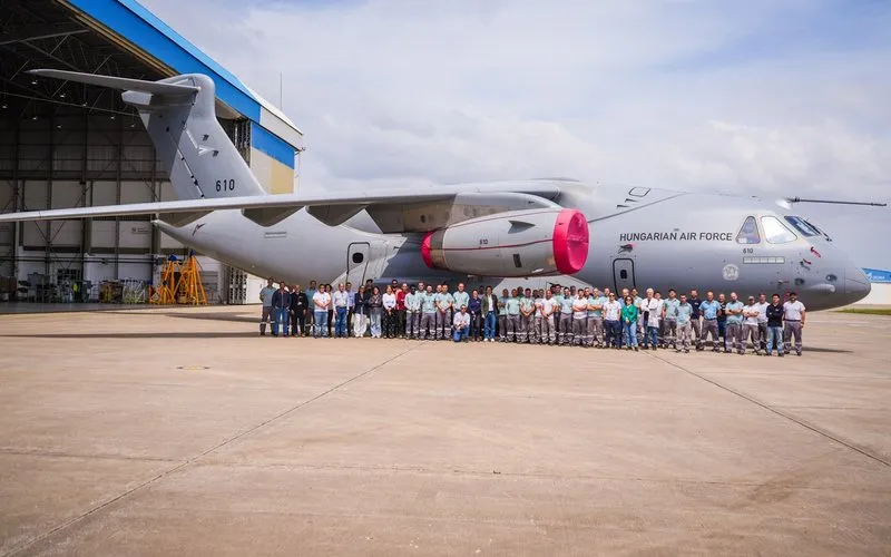 Embraer conclui primeira manutenção do C-390 Millennium da Hungria