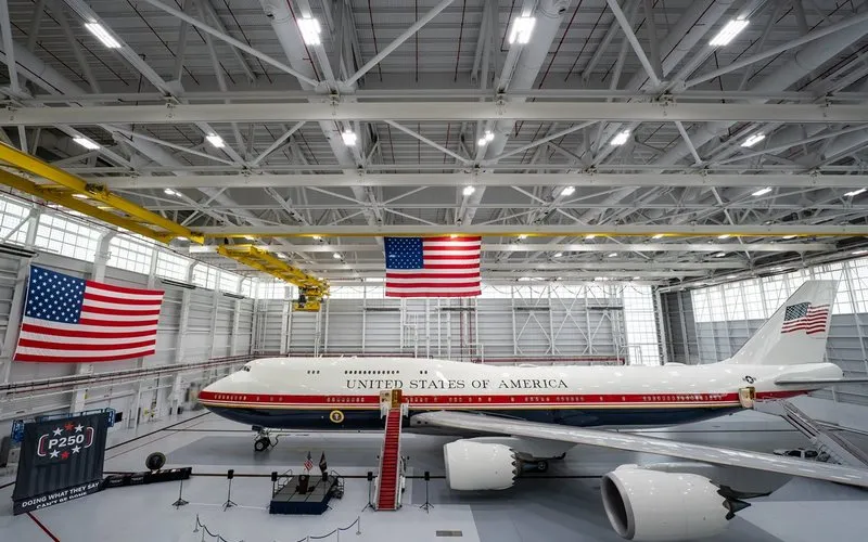 Novo Air Force One interino é oficialmente apresentado pelos EUA