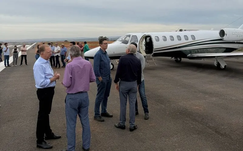 Novo aeroporto privado em Goiás conclui primeira operação de teste