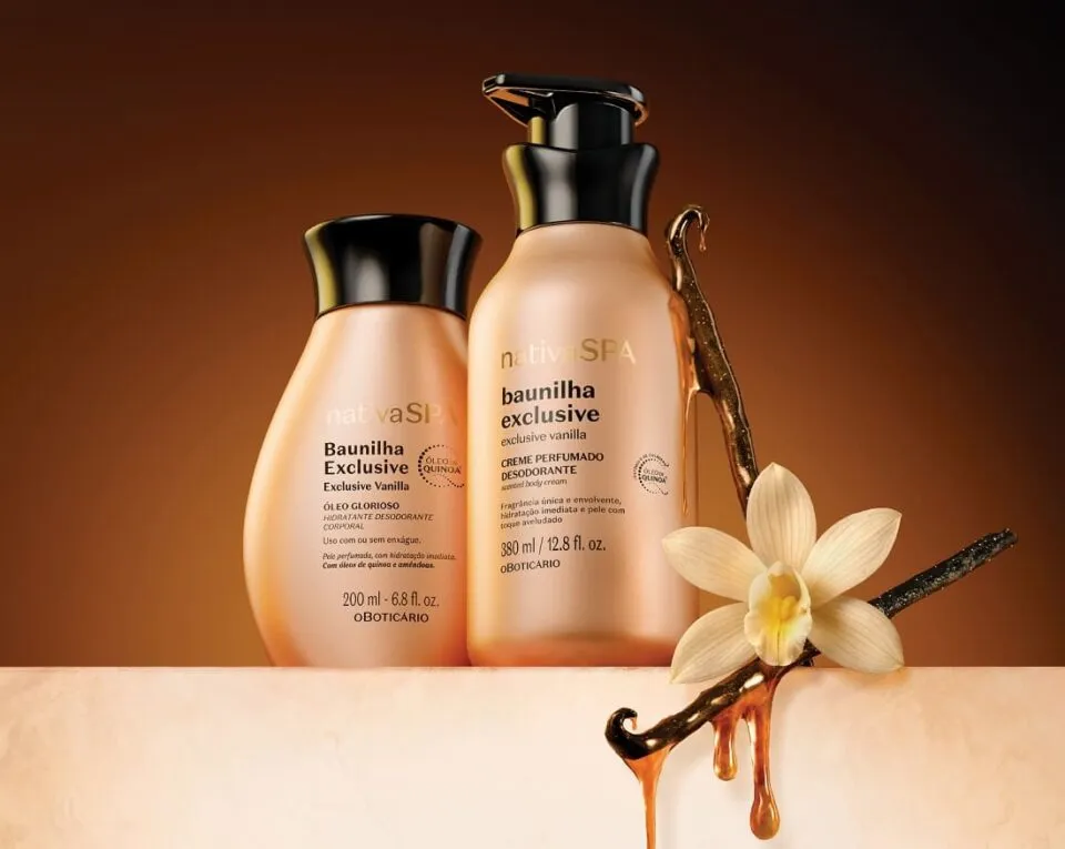 O Boticário atende aos consumidores e resgata a baunilha com Nativa SPA Baunilha Exclusive