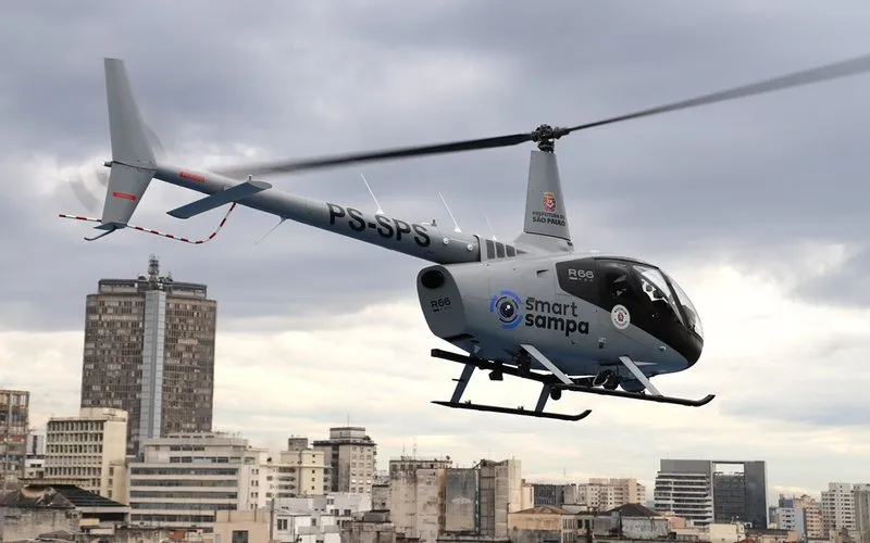 São Paulo ganha helicóptero com reconhecimento facial e sensores térmicos