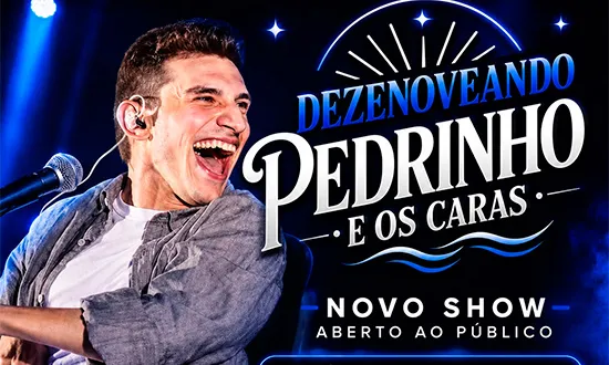 Banda Pedrinho e os Caras estreia novo show neste sábado, 4