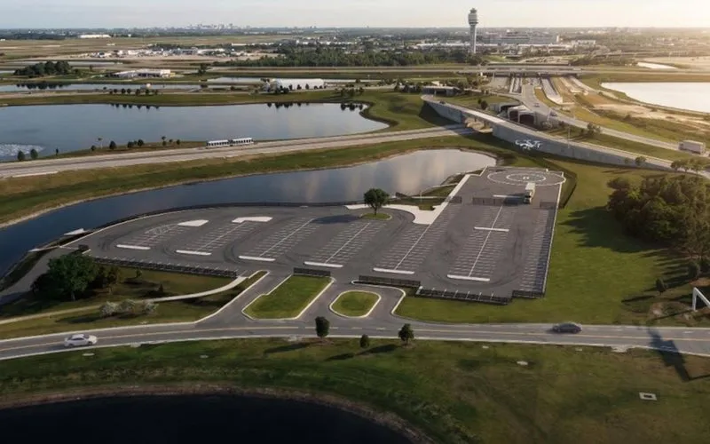 Com voos para o Brasil, aeroporto de Orlando ganhará espaço para os eVTOL