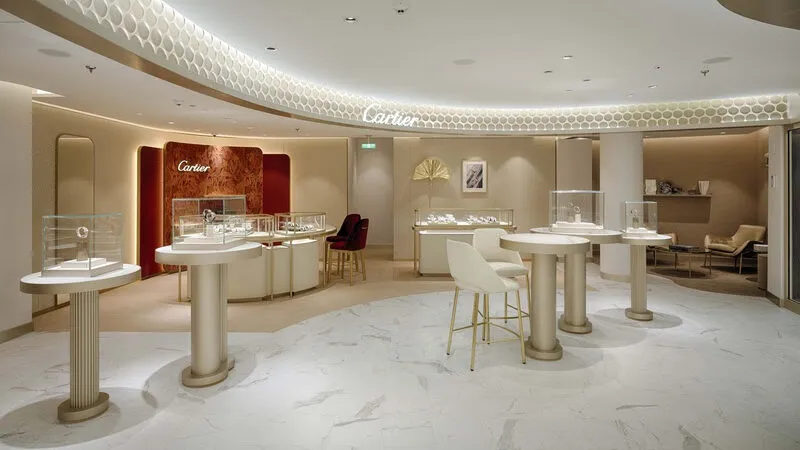 MSC World Asia terá área de compras com grifes de luxo, experiências exclusivas e lojas inéditas para famílias