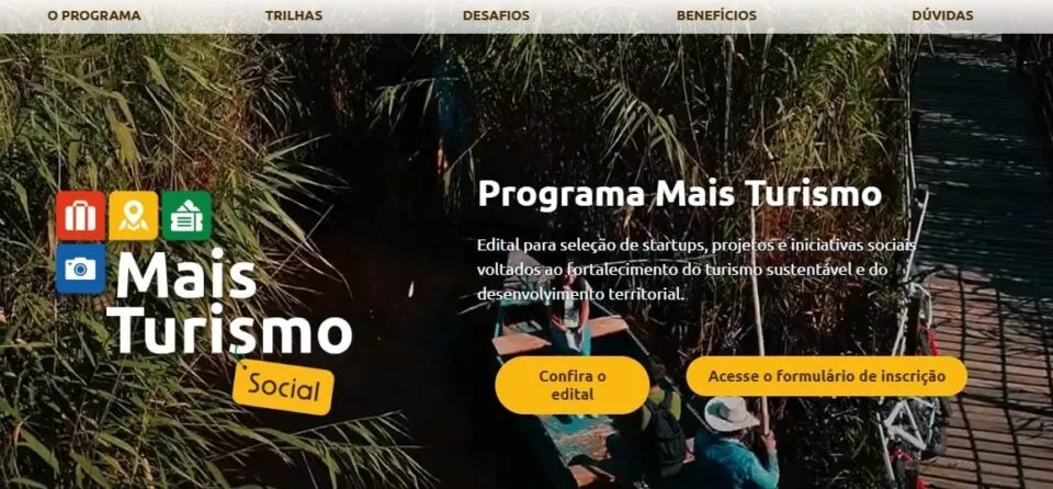 Mais Turismo abre nova chamada para impulsionar soluções inovadoras de impacto