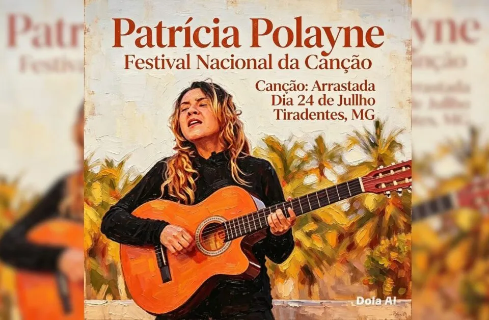 Patrícia Polayne representa Sergipe no Festival Nacional da Canção e lança campanha para viabilizar participação
