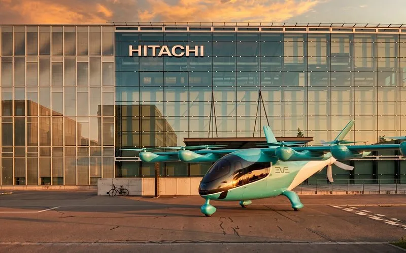 Subsidiária da Embraer e Hitachi firmam acordo para infraestrutura de vertiportos