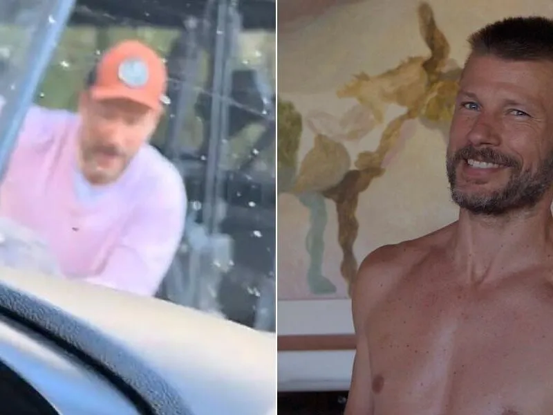 Rodrigo Hilbert ajuda motorista com carro atolado e é confundido com Tiago Leifert